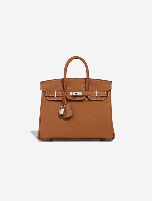 Hermès Birkin 25 Togo Gold Front | Sell your designer bag