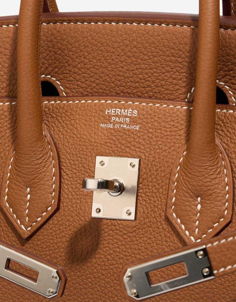 Hermès Birkin 25 Togo Gold Logo | Sell your designer bag