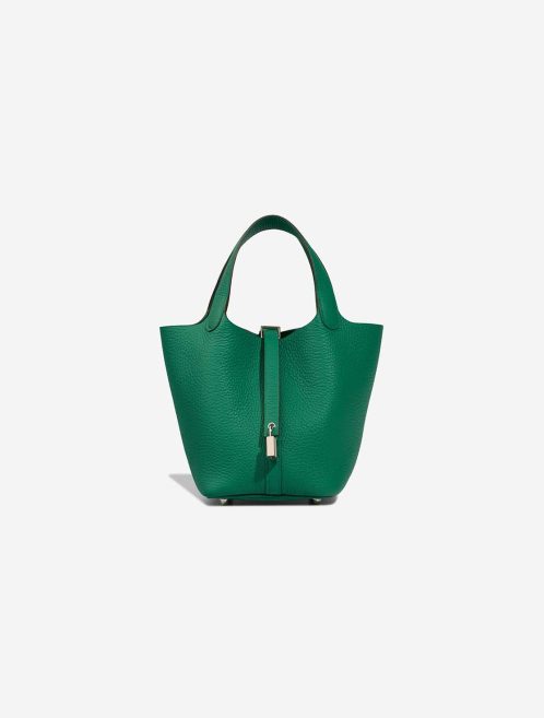 Hermès Picotin 18 Taurillon Clémence Vert Vertigo Front | Sell your designer bag