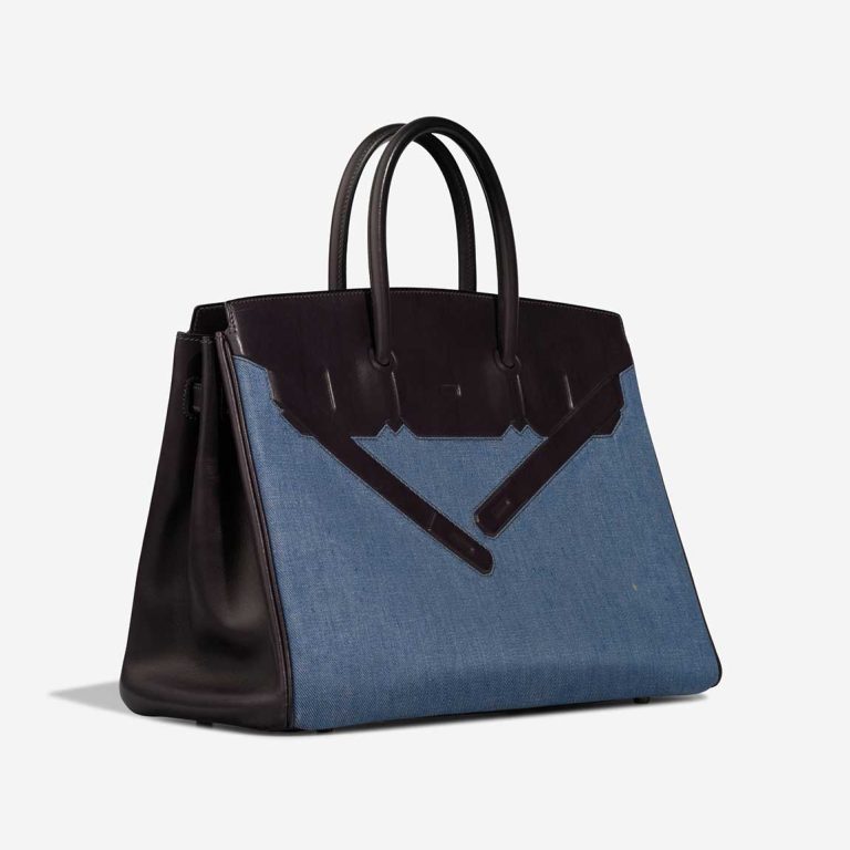 Hermès Birkin Shadow 35 Swift / Denim Black / Blue | Sell your designer bag