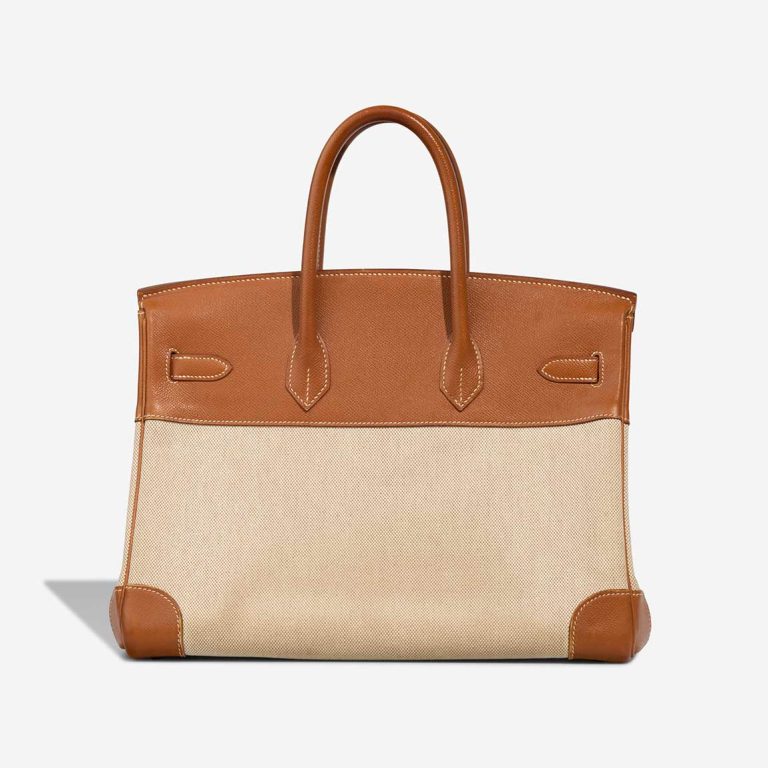Hermès Birkin 35 Toile / Courchevel Gold / Écru | Sell your designer bag