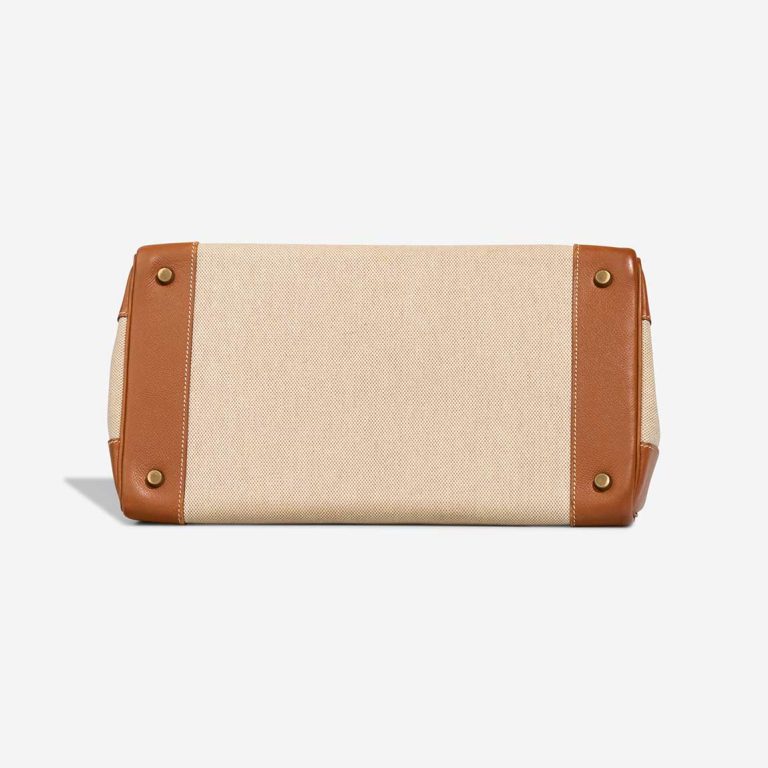 Hermès Birkin 35 Toile / Courchevel Gold / Écru | Sell your designer bag