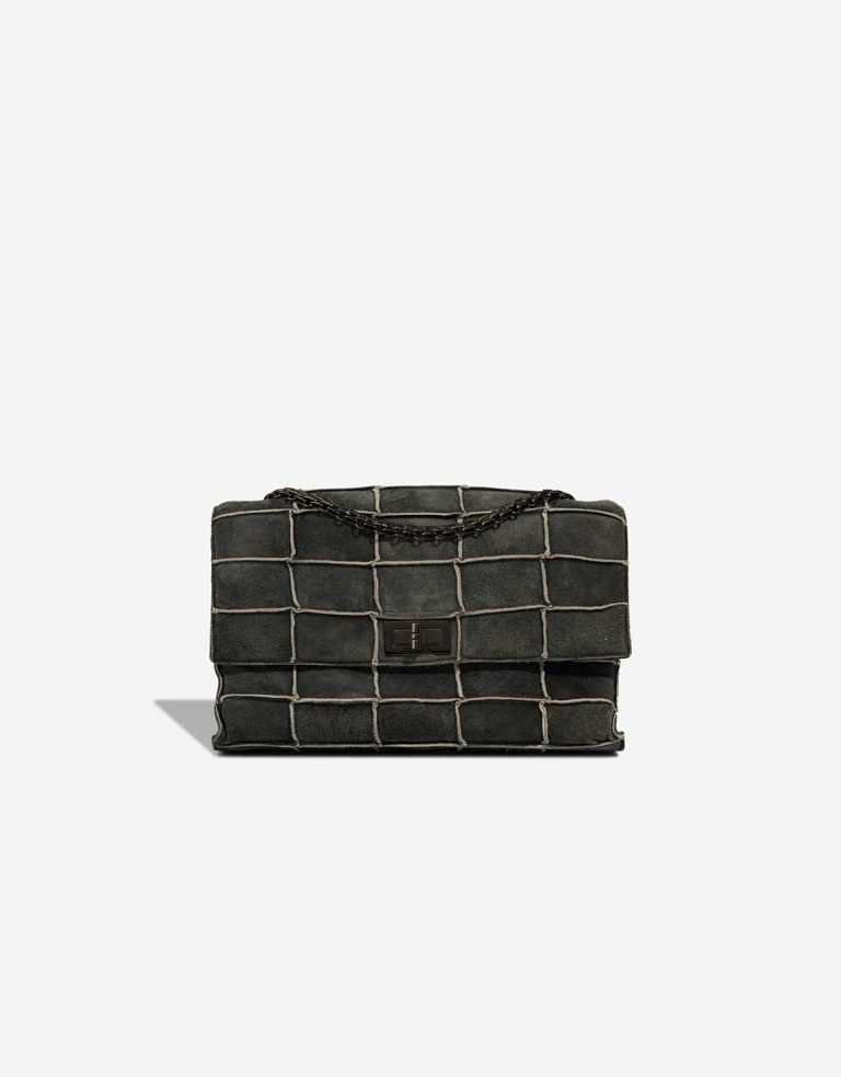 Chanel 2.55 Reissue 225 Suede Black Front | Sell your designer bag