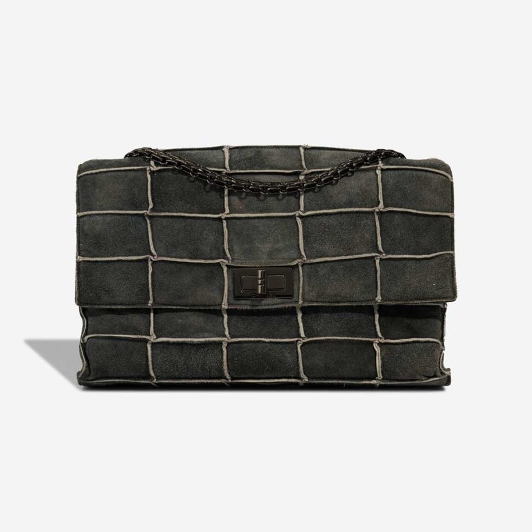 Chanel 2.55 Reissue 225 Suede Black Front | Sell your designer bag