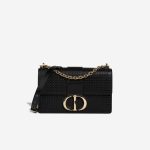 Dior 30 Montaigne Calf Black Front | Sell your designer bag