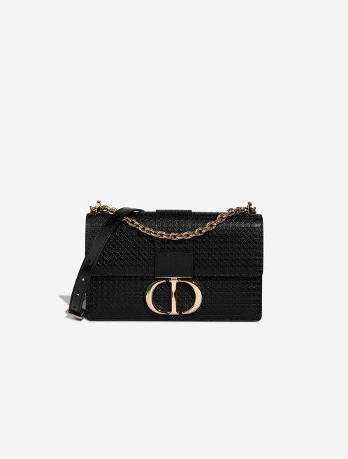 Dior 30 Montaigne Calf Black Front | Sell your designer bag