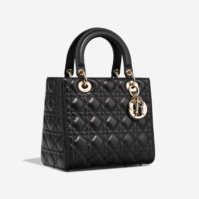 Dior Lady Medium Lamb Black | Sell your designer bag