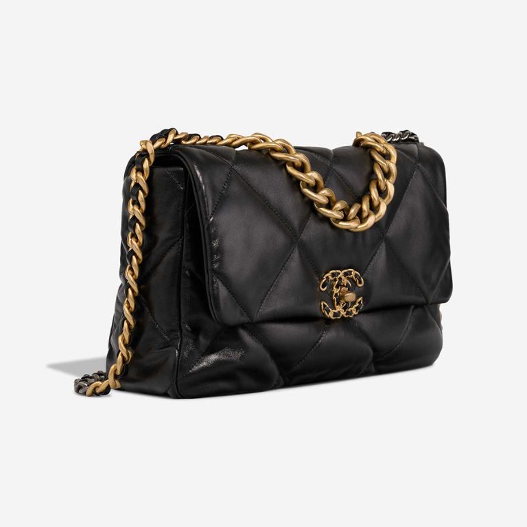Chanel 19 Large Flap Bag Lamb Black | Sell your designer bag
