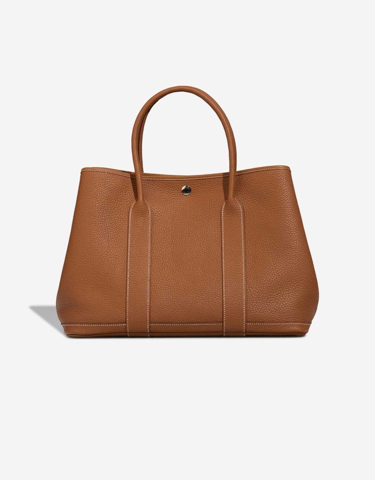 Hermès Garden Party 36 Veau Négonda Gold Front | Sell your designer bag