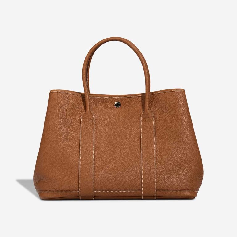 Hermès Garden Party 36 Veau Négonda Gold Front | Sell your designer bag