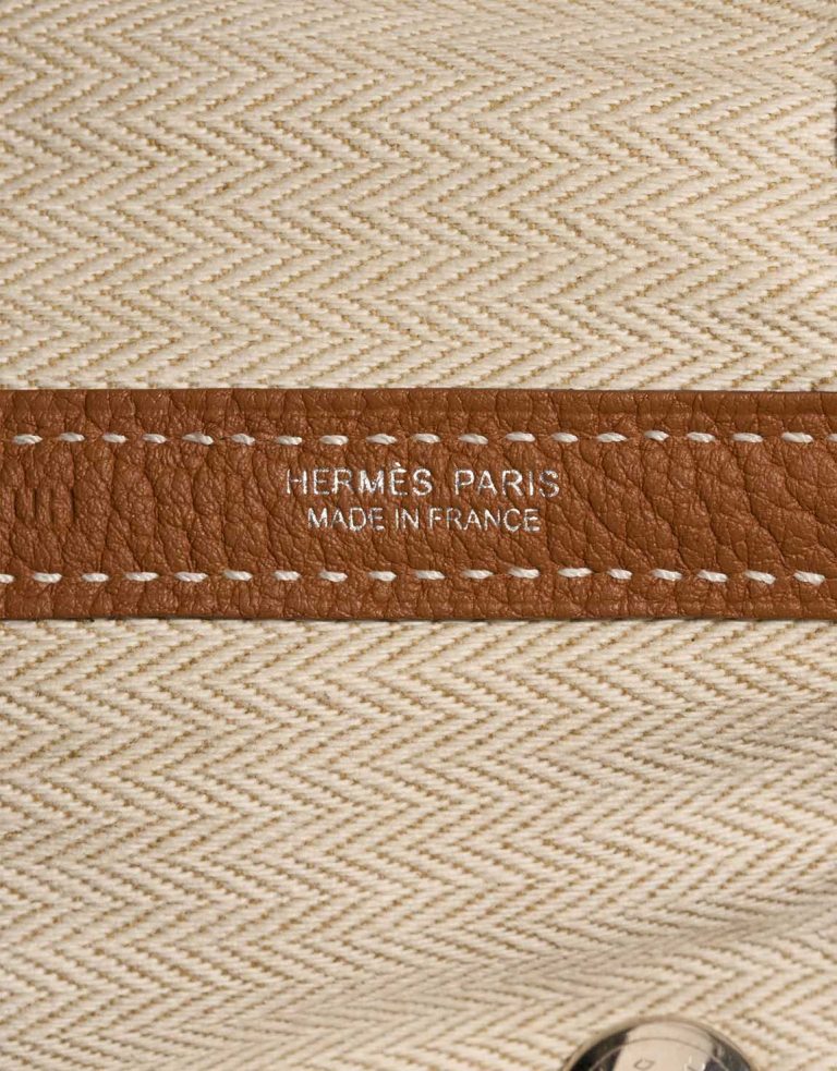 Hermès Garden Party 36 Veau Négonda Gold Logo | Sell your designer bag