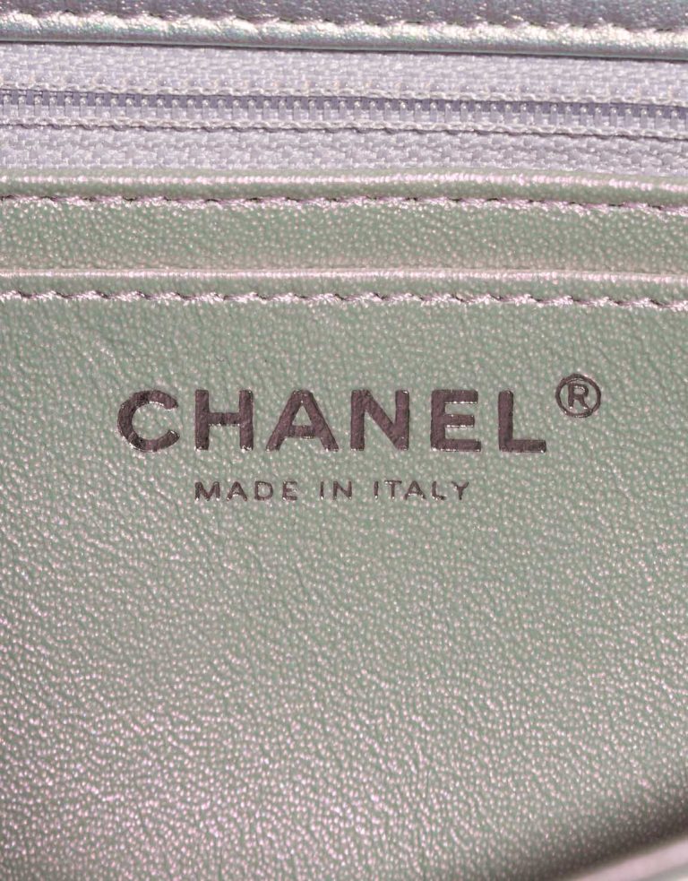 Chanel Timeless Mini Rectangular Lamb Iridescent Logo | Sell your designer bag