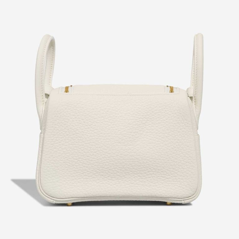 Hermès Lindy Mini Taurillon Clémence New White | Sell your designer bag