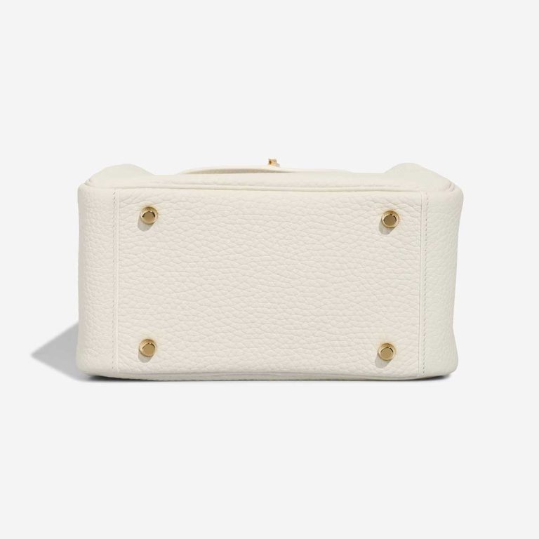 Hermès Lindy Mini Taurillon Clémence New White | Sell your designer bag
