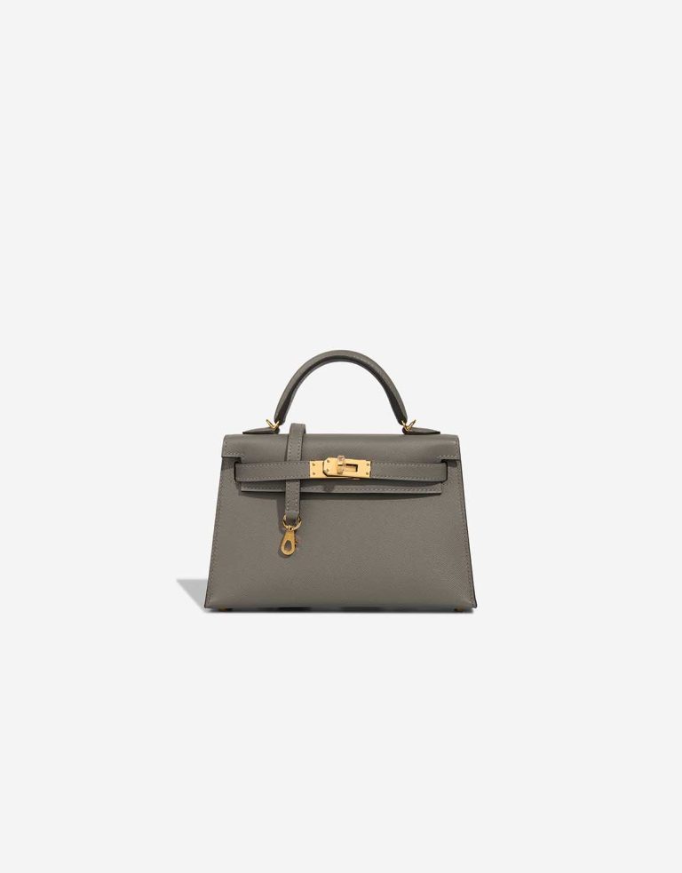 Hermès Kelly Mini Veau Madame Gris Meyer Front | Sell your designer bag