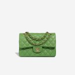 Chanel Timeless Small Caviar Green Front | Sell your designer bag