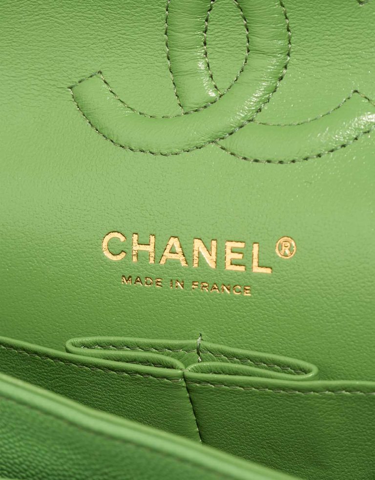 Chanel Timeless Small Caviar Green Logo | Sell your designer bag
