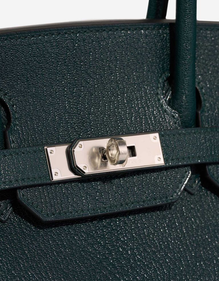 Hermès Birkin 30 Chèvre de Coromandel Vert Cyprès / Vert Foncé Closing System | Sell your designer bag