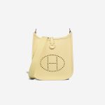 Hermès Evelyne 16 Taurillon Clémence Jaune Milton Front | Sell your designer bag