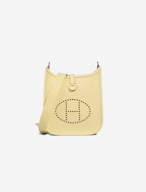 Hermès Evelyne 16 Taurillon Clémence Jaune Milton Front | Sell your designer bag