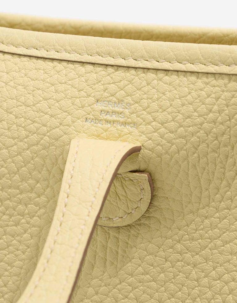 Hermès Evelyne 16 Taurillon Clémence Jaune Milton Logo | Sell your designer bag