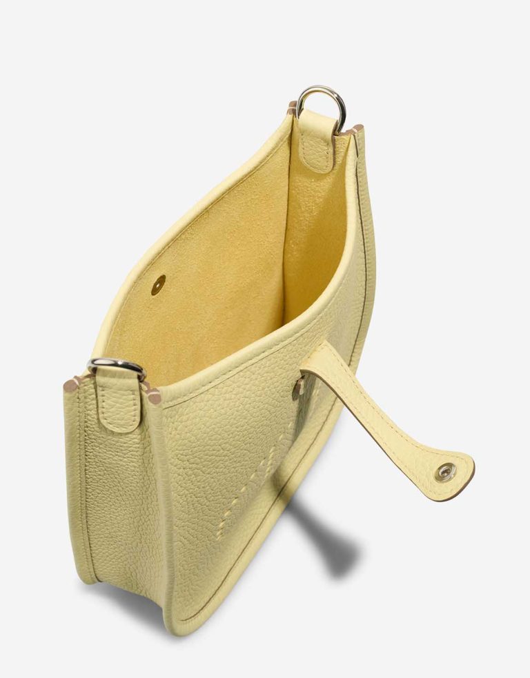 Hermès Evelyne 16 Taurillon Clémence Jaune Milton Inside | Sell your designer bag