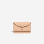 Chanel Timeless Wallet On Chain Caviar Beige Front | Sell your designer bag