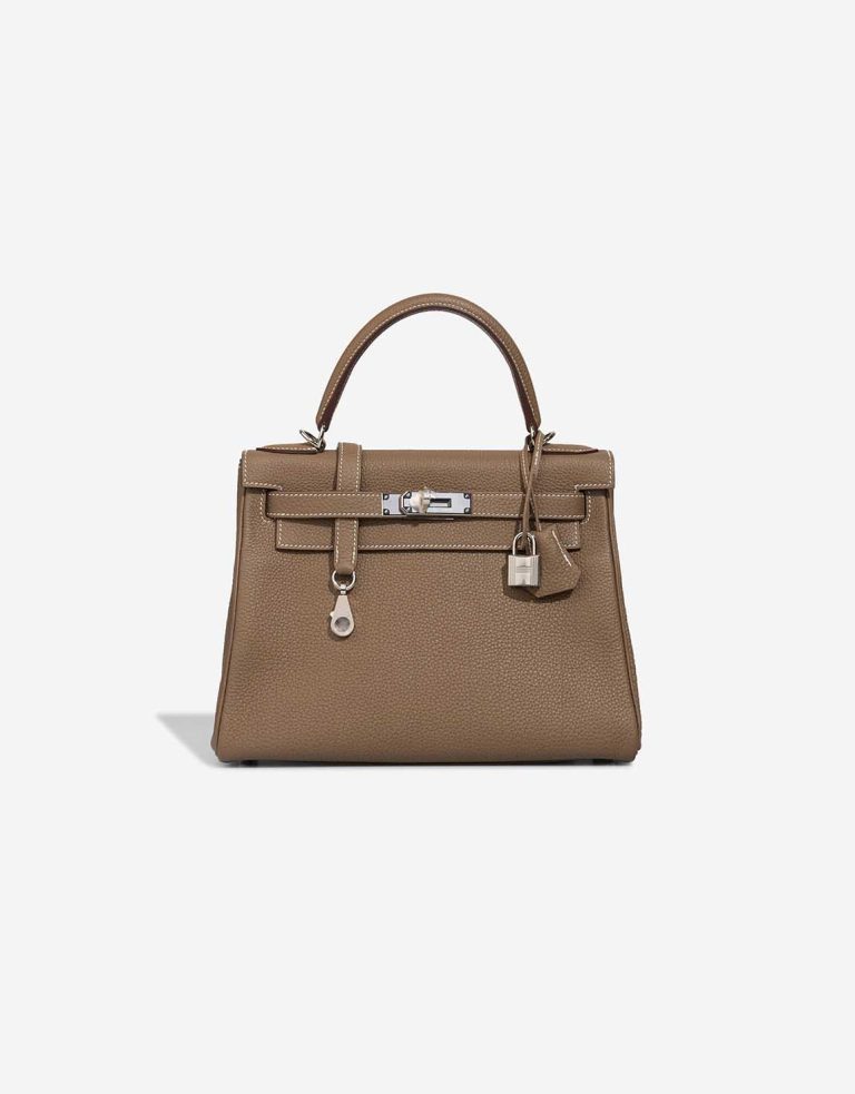 Hermès Kelly 28 Togo Étoupe Front | Sell your designer bag