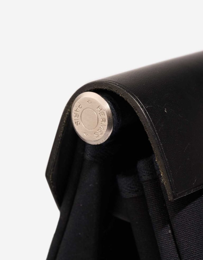Hermès Herbag 50 Toile / Vache Hunter Black Signs of wear | Sell your designer bag