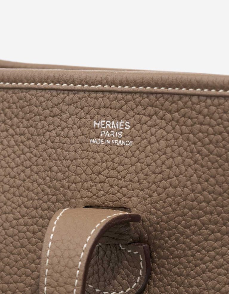 Hermès Evelyne 29 Taurillon Clémence Étoupe Logo | Sell your designer bag