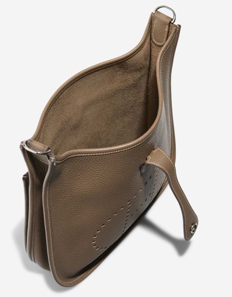 Hermès Evelyne 29 Taurillon Clémence Étoupe Inside | Sell your designer bag