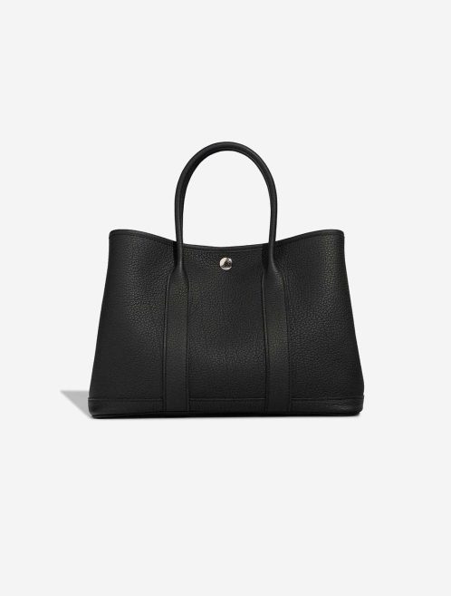 Hermès Garden Party 30 Veau Négonda Black Front | Sell your designer bag