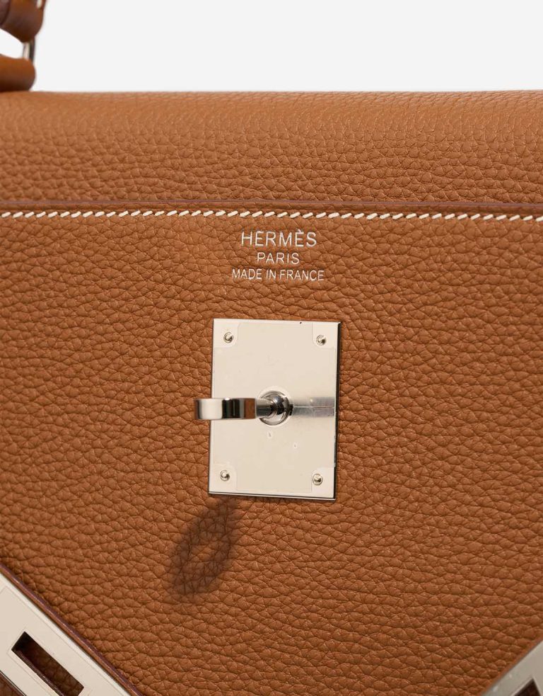 Hermès Kelly 35 Togo Gold Logo | Sell your designer bag