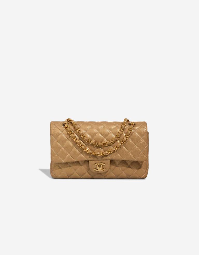 Chanel Timeless Medium Caviar Gold Front | Sell your designer bag