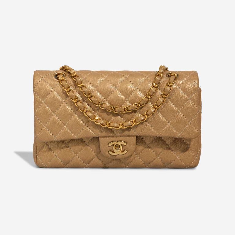 Chanel Timeless Medium Caviar Gold Front | Sell your designer bag