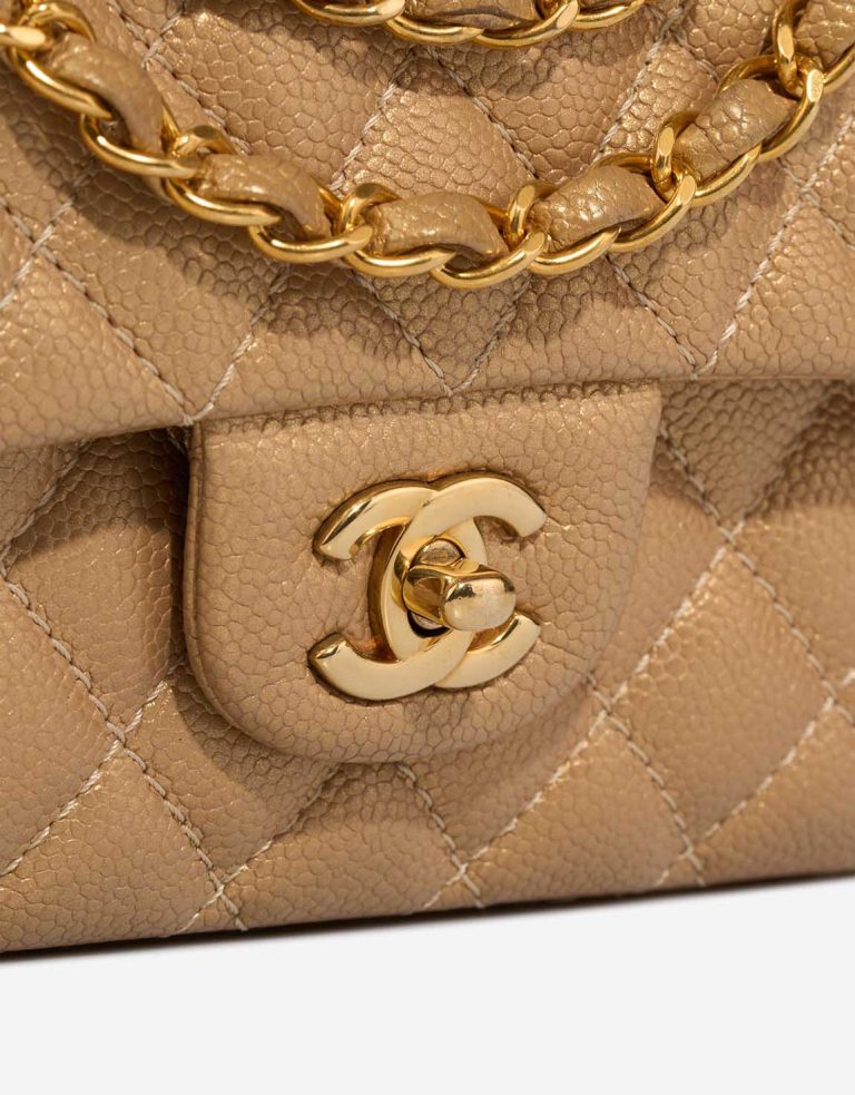 Chanel Timeless Medium Caviar Gold Closing System | Sell your designer bag