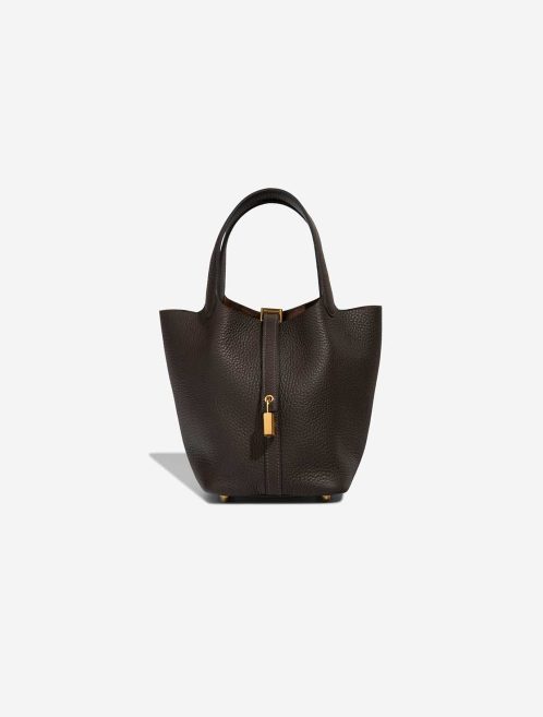 Hermès Picotin 18 Taurillon Clémence Ébène Front | Sell your designer bag
