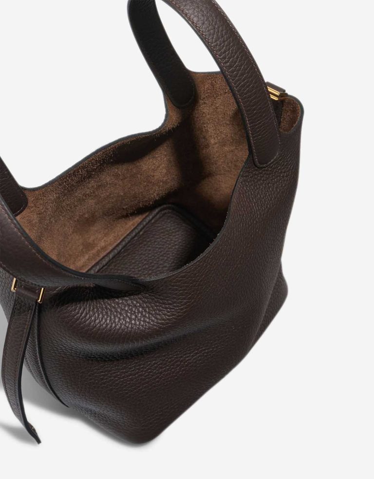 Hermès Picotin 18 Taurillon Clémence Ébène Inside | Sell your designer bag