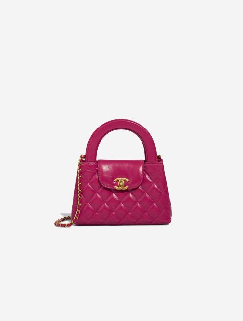 Chanel Kelly Medium Crinkled Calf Pink Front | Sell your designer bag