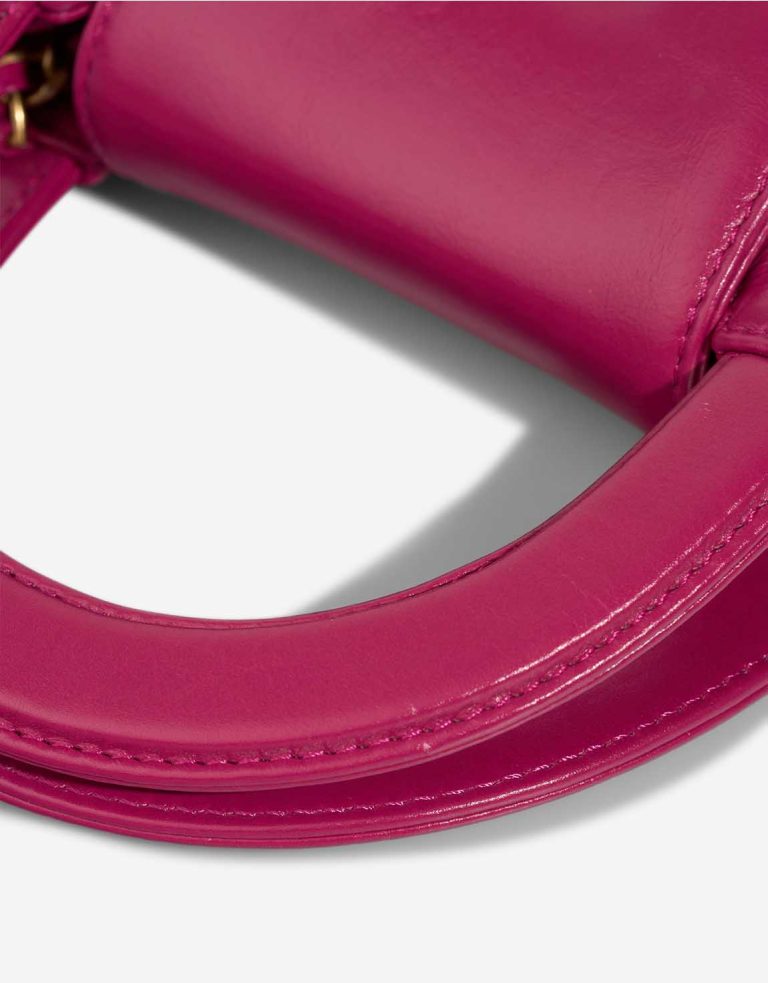Chanel Kelly Medium Crinkled Calf Pink Signs of wear | Sell your designer bag