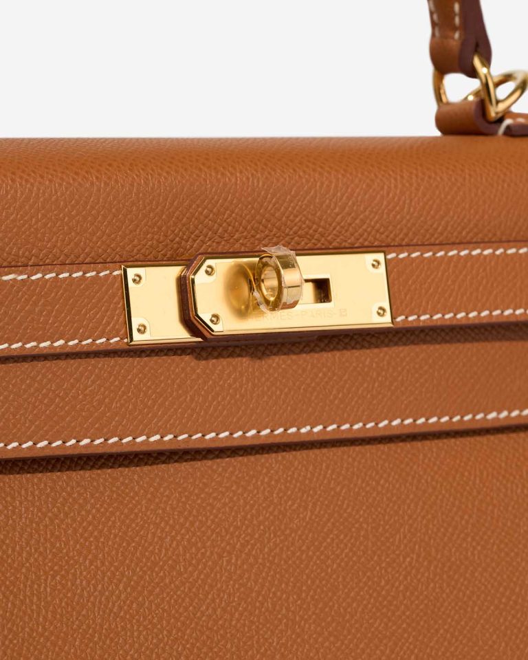 Hermès Kelly 28 Epsom Gold Closing System | Sell your designer bag