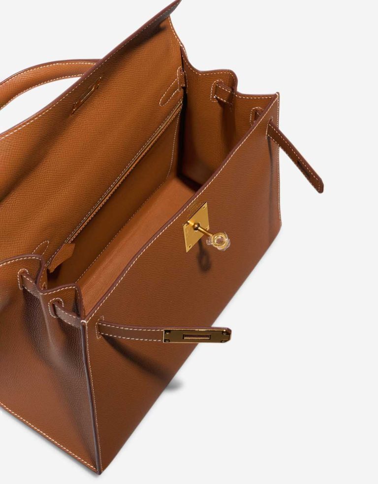 Hermès Kelly 28 Epsom Gold Inside | Sell your designer bag