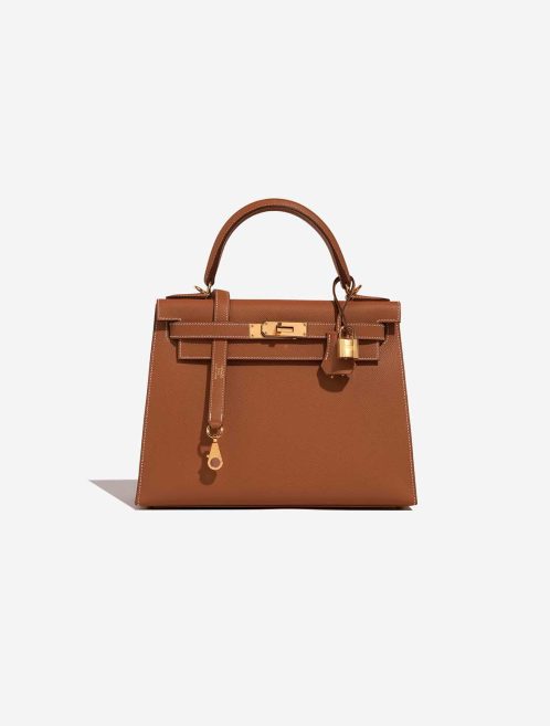 Hermès Kelly 28 Epsom Gold Front | Sell your designer bag
