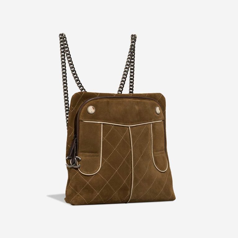 Chanel Backpack Medium Suede Brown | Sell your designer bag