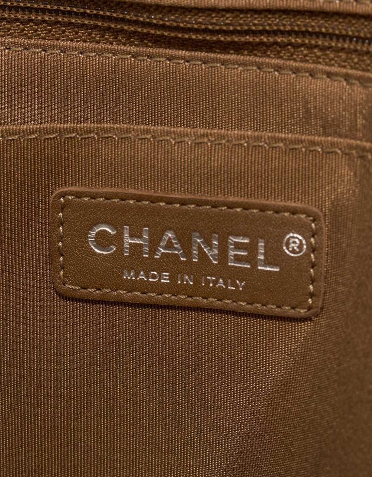 Chanel Backpack Medium Suede Brown Logo | Sell your designer bag