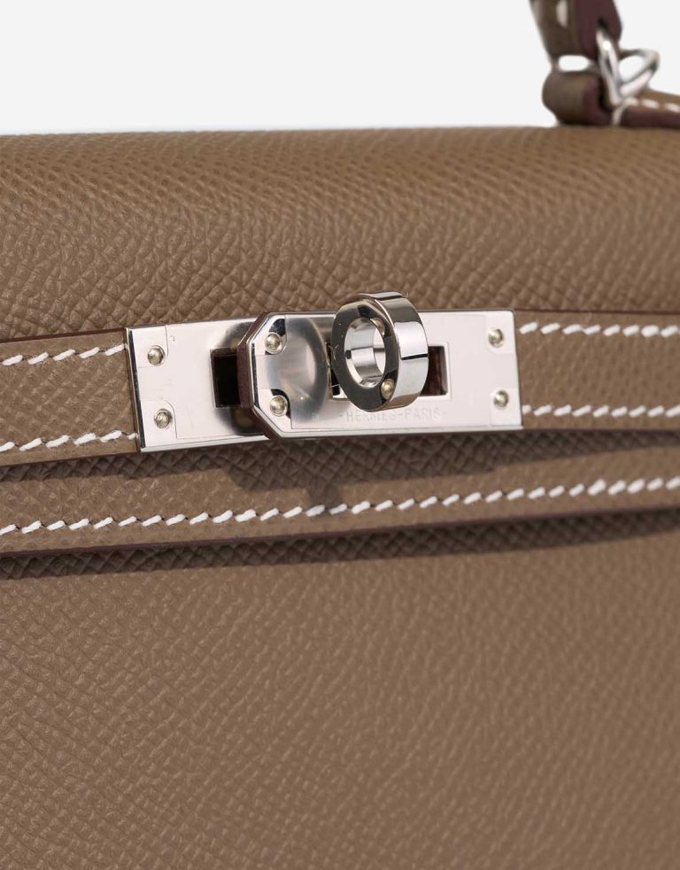 Hermès Kelly Mini Epsom Étoupe Closing System | Sell your designer bag