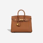 Hermès Birkin 25 Togo Gold Front | Sell your designer bag