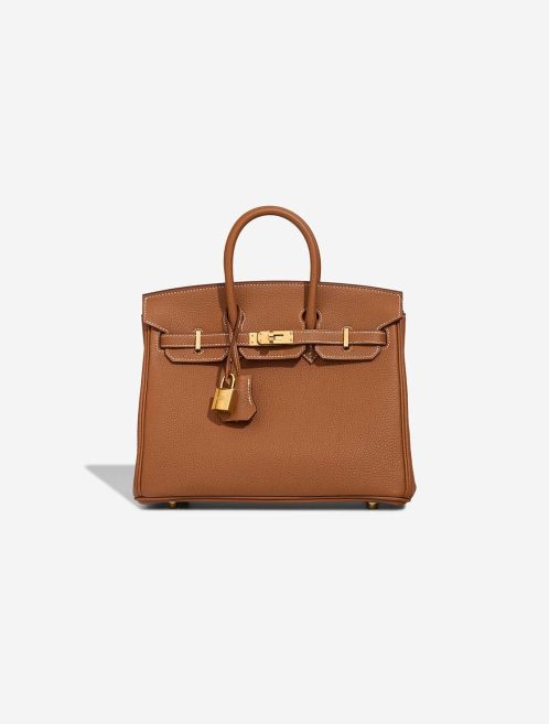 Hermès Birkin 25 Togo Gold Front | Sell your designer bag