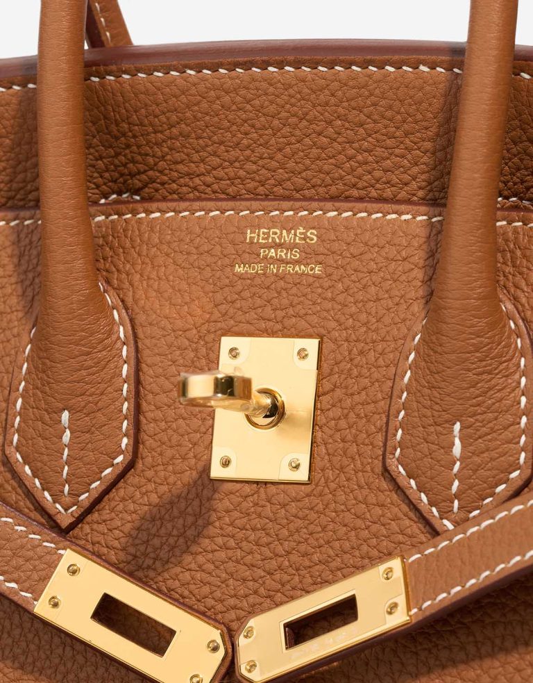 Hermès Birkin 25 Togo Gold Logo | Sell your designer bag