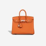Hermès Birkin 25 Togo Orange Front | Sell your designer bag